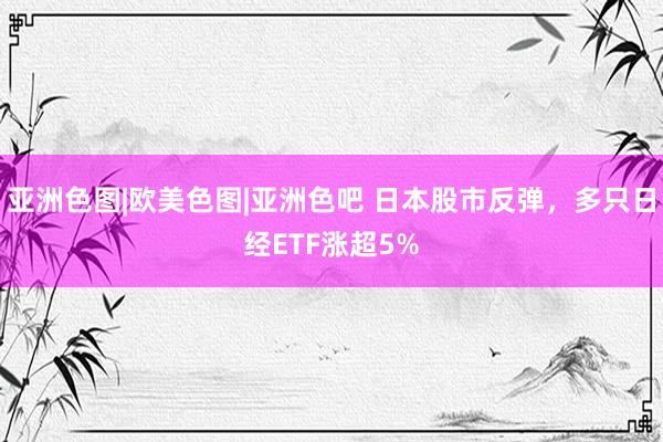亚洲色图|欧美色图|亚洲色吧 日本股市反弹，多只日经ETF涨超5%